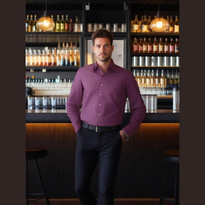 PAUL Fredrick Men's Dress Shirt 15 Trim Fit